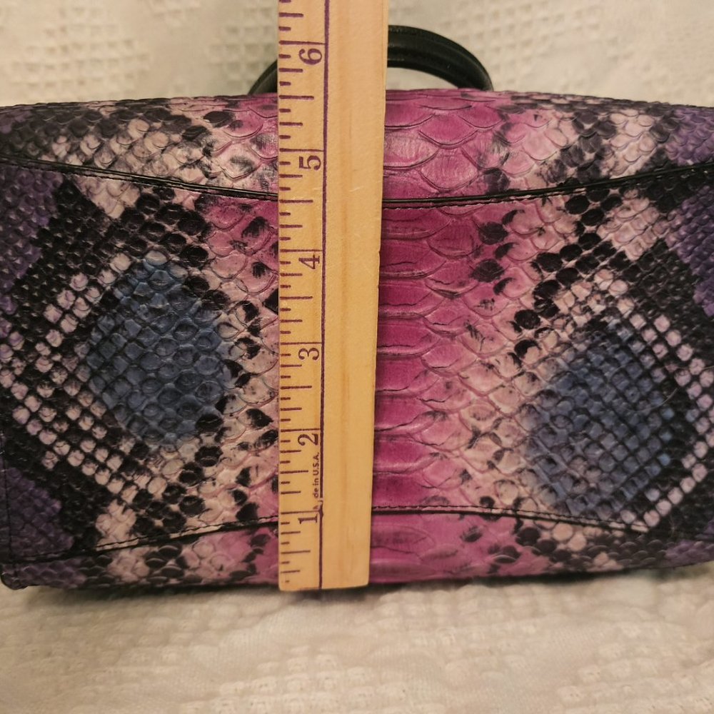 Coach Multicolor Snakeskin Women's Bag - Picture 13 of 15